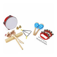 14 Pieces Hand Percussion Assortment Early Music Education for Toddlers, Parents