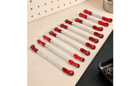 8 Pieces RC Car Tie Rod Kit Adjustable RC Link Rod Set for 1/10 R1001 R1002 R1003 Metal