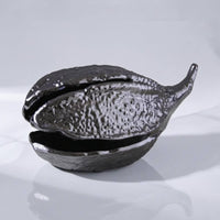 Pod Ornament Hollow Glossy Decorative Detail for Display Styling