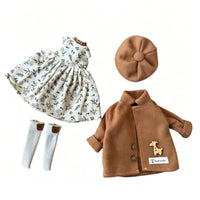 Interchangeable Outfits 30cm BJD Doll Clothes Set Soft Textile 1/6 Scale Doll Apparel Cute Design BJD Outfit Set Handmade for Collection