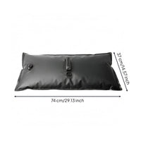 Screw Cap Banner Stand Weight Bag Carry Strap Weighted Water Bag Rectangular Light Stand Sandbag Black