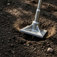 Rust-Resistant Five-Hole Tamper Hardened Surface Long-Handle Tamper for Gravel Work