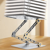 Book Stand, with Page Clips Stable Adjustable Book Holder Portable Metal Textbook Stand  Students, Desk