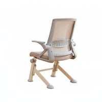 Height Adjustable Ergonomic rotating Chair Rolling Casters Mesh spine Task Chair Easy Assembly Computer Seat Lumbar Assistance for Students, Teenagers, Home Users, Study Room, Bedroom, Workspace