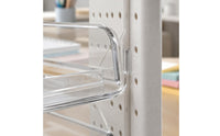 Pegboard Desk Organizer Easy to Organize Pegboard Shelf Organizer Space Saving Office Desk Storage Rack for Students, Study Room