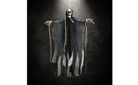 Hanging Cranium Specters Halloween Cranium Specters with Gauze Drape Outdoor Hanging Skeleton Decorations for Porch