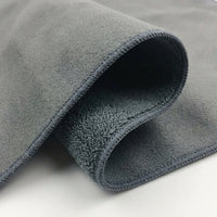 Double Sided Car Drying Towel Microfibre Cloth, 30cm X 30cm Microfiber Cloths, 500 GSM Suede and Coral Fleece for Car Detailing