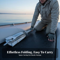 Inflatable Boat Anchor Foldable Design Carbon Steel Lotus Anchor Aquatic Hardware Rust-Resistant Space-Saving Storage