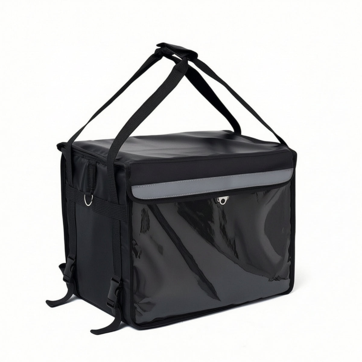 Insulated Food Delivery Backpack Waterproof Insulated Delivery Backpack Thermal Reflective for Couriers, Takeaway Transport