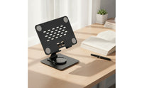 Desktop Stand Foldable Stand with Rotating Base Multi-Angle for Students, Home Office