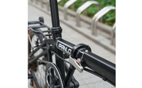 Folding Bike Lightweight 7-Speed Bike High-Carbon Steel Frame for Commuters