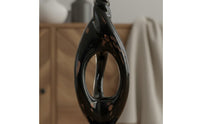 Art Glass Candlestick French Black Glass Candlestick Luxury Domestic Atmosphere Decor