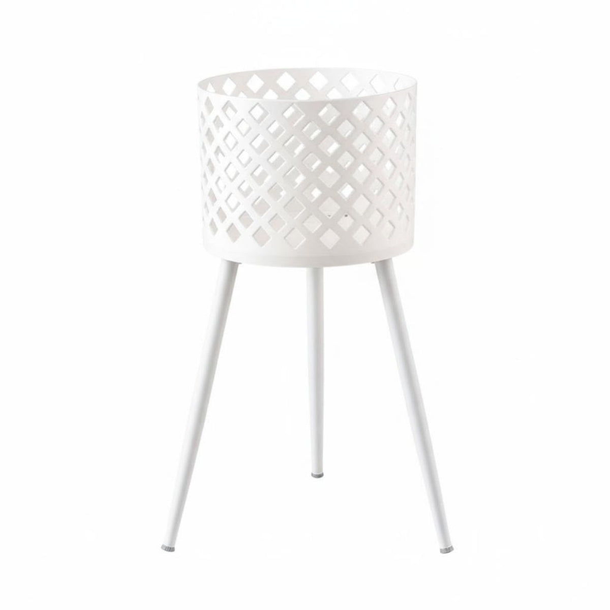 Single Pot Floor Stand Nordic aesthetic Plant Holder Decorative for Balcony, Bedroom