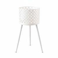 Single Pot Floor Stand Nordic aesthetic Plant Holder Decorative for Balcony, Bedroom