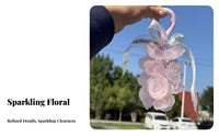 Transparent Rose Soap Pendant Handmade Rose Soap Bouquet Gift Ready Personal Care Product for Women, Washroom, Wardrobe, Closet