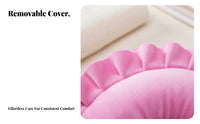 Removable and Washable Cover U-Shaped Face down Pillow Easy to Clean U-Shaped Face Pillow Breathable Design for Stomach Sleepers, Spa