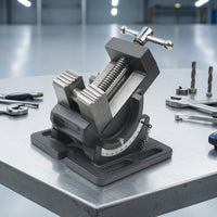 Adjustable Angle Vise Precision Inclined Bench Vise Strong for Hobbyists, Grinding