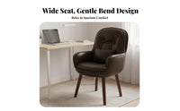 Upholstered Rotate Seat Comfortable for Long Sitting Upholstered Rotate Armchair Double-Tier Padding Adjustable Height
