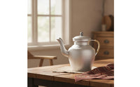 Tea Kettle Aluminum Stovetop Kettle Cookware Brushed Silver Large Capacity for Families, Kitchen