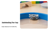 Handheld Tunable Tambourine Child-Safe Percussion Instrument Develops Movement Skills Hand Drum Sturdy Frame for Preschoolers, Beginners, Early Education, Band Performance, Classroom, Group Play