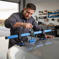 Dent Repair Rotating Bracket Adjustable Rotating Bracket Portable Bridge Puller for Garage