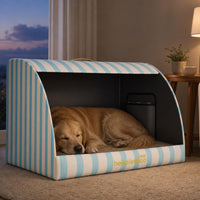 Cat Cooling House Summer Cat House with Cooling Mat Waterproof for Small Dogs
