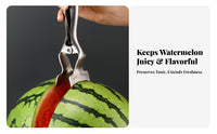 Stainless Steel Fruit Clamp Long-Lasting Water Fruit Splitter Tongs Water Fruit Breaking Tool Easy to Use Fruit Display Clamp
