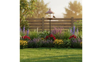 Stake Bird Feeder Weather-Resistant Avian Feeder Feeding Station Vintage Design Garden Decor for Outdoor