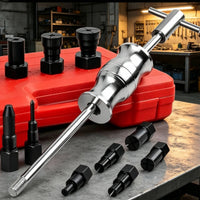 12 Pieces Repair Tool 8-32 Mm Range Bearing Extractor Puller Kit Black-and-Silver
