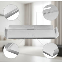 Handle Slot Hosting Accessory Metal Serving Tray Kitchenware Easy to Clean