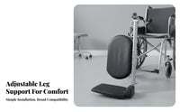 Leg Rest Padded Cushion Elevating Legrest Easy to Install Leg Support Bracket for Caregivers, Nursing Homes, Home Use