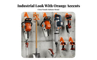 Woodcutting Tool Holder Wall Mount Heavy-Duty Space Saving Garage Organization for Workshop, Shed