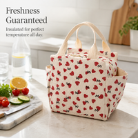 Insulated Lunch Bag for Work and School, Large Capacity Portable Meal Prep Tote