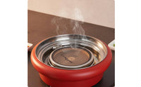 Adjustable Temperature Control Korean BBQ Grill Large Cooking Surface Electric Ceramic Cooktop Child Lock for Restaurant