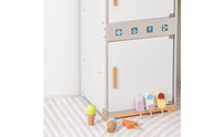 CE Certified Wooden Kitchen Playset Realistic Design Kids Play Kitchen Educational Pretend Cooking Set Nordic Design for Boys and Girls, Playroom, Nursery, Preschool