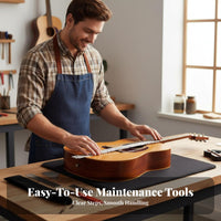 9 Pieces Multifunctional Guitar Maintenance Repair Kit Precision Measurement Guitar Maintenance and Repair Kit Easy to Use for Home Workshop