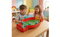 Two-Player Tabletop Soccer Game Compact Mini Table Football Game Interactive Toy Portable for Children, Families, Playroom, Desk