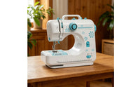 Portable Sewing Machine Compact unrestrictedArm Sewing Machine Home Appliance Spool Holder Easy to Use