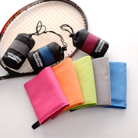 Quick-Dry Microfiber Sports Towel with Mesh Bag, Super Absorbent for Travel & Outdoor Activities