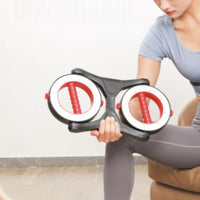 Rotating Arm Exerciser Adjustable Arm Machine with Rotating Grips Forearm Strengthener for Home Workouts