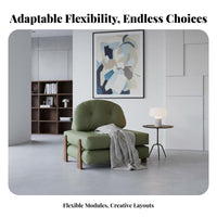 Foldable Design transformable Armchair Bed Minimalist aesthetic Fold-expandable Sleeper Chair Space-Saving Single Sofa Comfortable for Apartment Dwellers, Young Adults, Office Workers, Small Spaces, Living Room, Bedroom