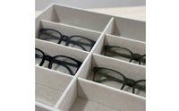 Eyewear Organizer with 8 Compartments Stylish Eyeglass Storage Box Long-Lasting