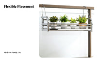 Hanging Design Railing Planter Holder Space-Saving Railing Planter Movable Plant Stand Easy Installation for Apartment Dwellers, Gardeners, residents, Balcony, windowsillsill, windowsill, Fence