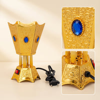 Electric Incense Burner Decorative Electrically Powered Incense Burner Scent Heater Flameless Censer Safe for Prayer Corner