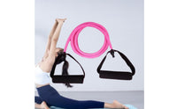Stretching Pull Rope High Resistance Tube with Handles Portable Core Toner Pull Rope for Beginners, Stretching, Home Gym, Physical Recovery