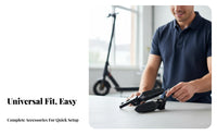 2 Pieces Electric Bike Passenger Footrest Universal Fit Footrest Anti-Slip Surface Rear Foot Pedals for Passengers, Kids