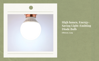 E27 LED Bulb, 3 Colors, Bright