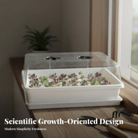 Plant Propagation Box Thickened Plastic Ling Tray with Humidity Dome Ling Propagation Box Sturdy & Reusable