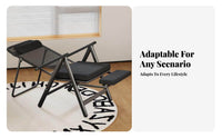 Multi-Position Lounger Adjustable Backrest Reclining Armchair for Home, Seniors