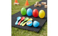 4 Pieces Balance Spoon with Egg Lightweight Egg and Spoon Balance Game Portable Toy for Field Day